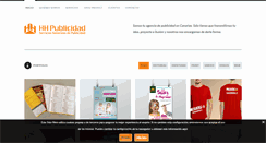 Desktop Screenshot of hhpublicidad.es