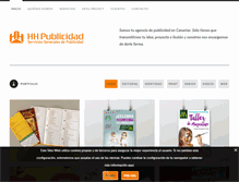 Tablet Screenshot of hhpublicidad.es